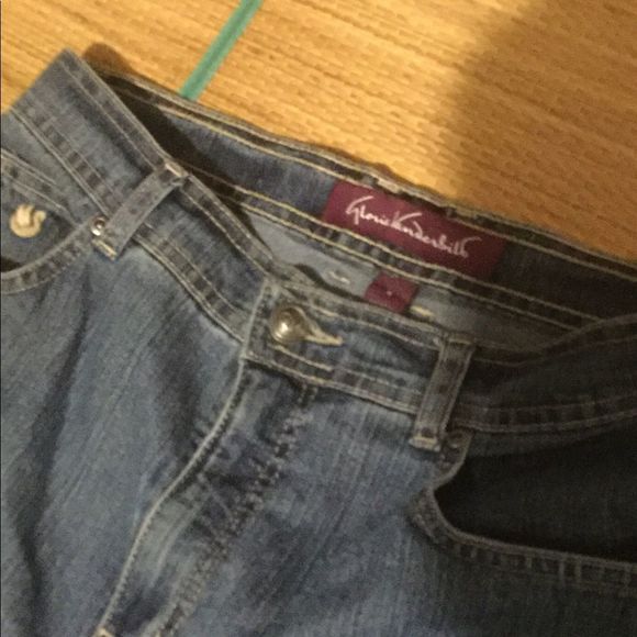 Gloria Vanderbilt High rise Straight leg Jeans  6 - Picture 1 of 3